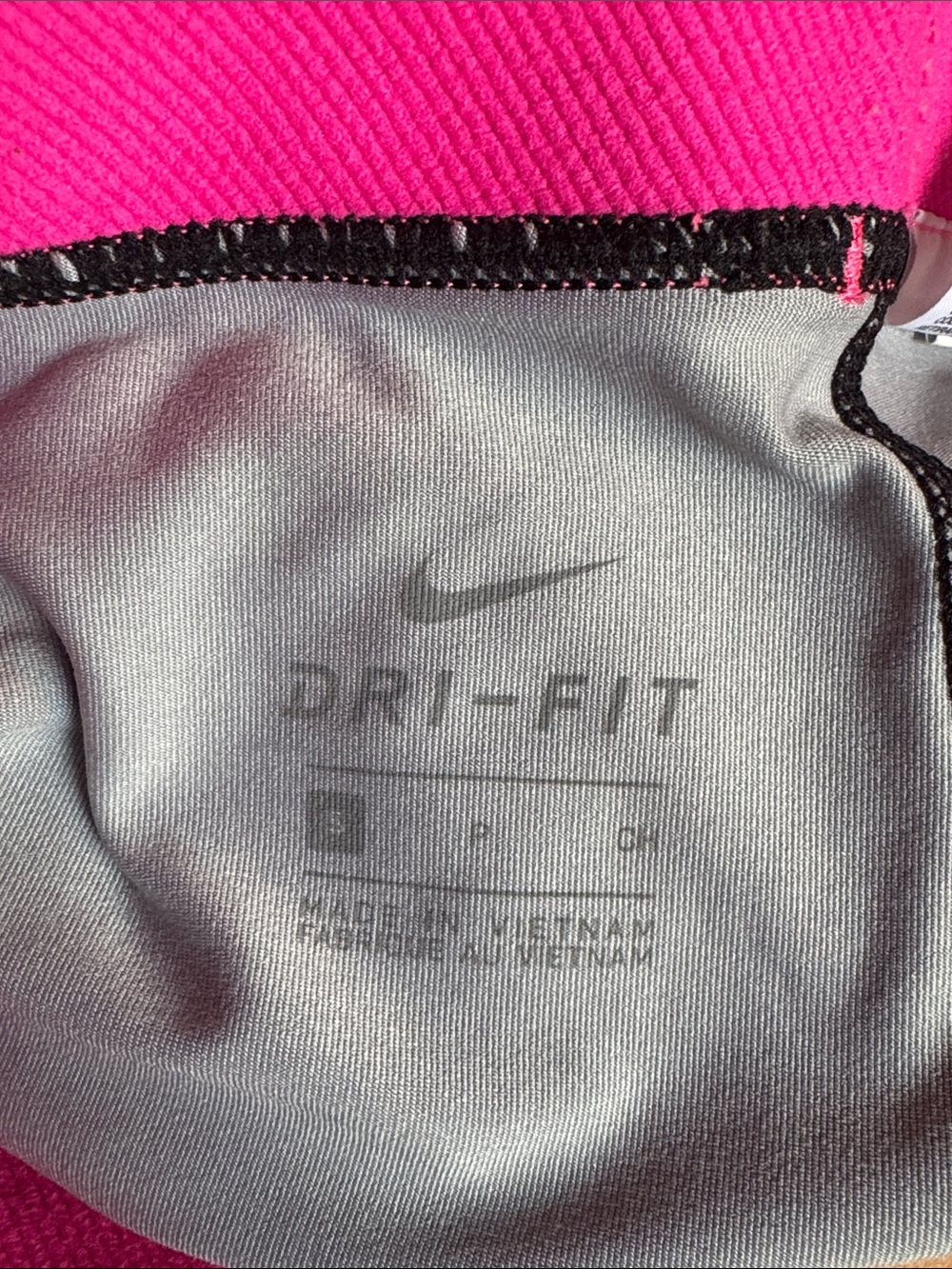 Girls Gray & Black Nike Dri-Fit Shorts - Picture 3 of 4